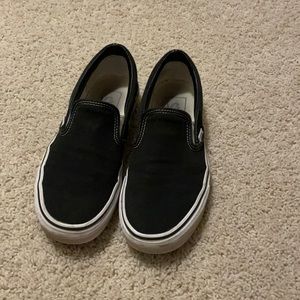 black slip on vans